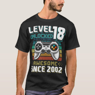 Level 18 Unlock Phantastisch 2002 Videospiel 18. B T-Shirt
