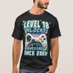 Level 18 Unlock Phantastisch 2003 Videospiel 18. B T-Shirt