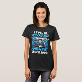 Level 18 Unlocked 18 Year Old Boys 18th Birthday B T-Shirt (Vorne ganz)