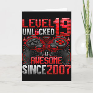 Level 19 freigeschaltet 19 Jahre alte Jungen 19. G Karte