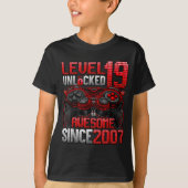 Level 19 Unlocked 19 Year Old Boys 19th Birthday B T-Shirt (Vorderseite)
