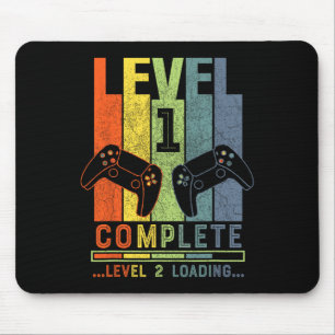 Level 1 Complete Gamer Geschenk 1 Jahre Hochzeit J Mousepad