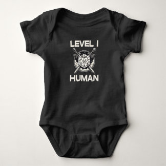 Level 1 Human Gaming Baby Bodysuit Strampler