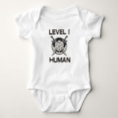 Level 1 Human Gaming Baby Strampler (Vorderseite)