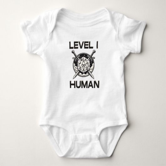 Level 1 Human Gaming Baby Strampler (Vorderseite)