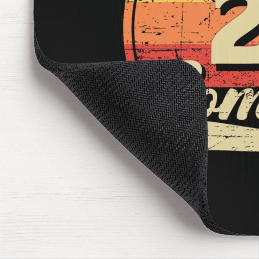 Level 20 Complete Gamer T-Shirt 20. Wedding Annive Mousepad (Ecke)