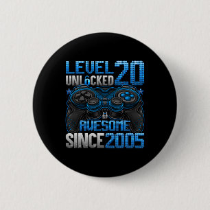 Level 20 freigeschaltet Geschenke für 20-jährige J Button