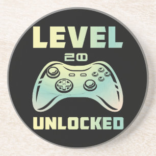Level 20 freigeschaltet getränkeuntersetzer