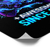 Level 21 Unlocked Awesome Since 2005 21st Birthday Poster (Ecke)