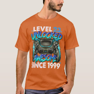 Level 23 freigeschaltet Awesome seit 1999 23. Gebu T-Shirt