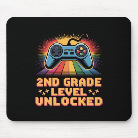 Level 2. Klasse freigeschaltet Ck To School Erster Mousepad (Vorne)