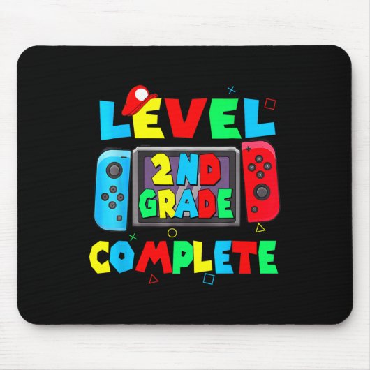 Level 2. Klasse Vollständiger Letzter Schultag Vid Mousepad (Vorne)