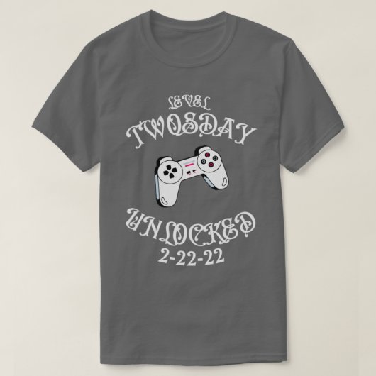 Level 2day Unlocking Gamer1 T-Shirt (Design vorne)