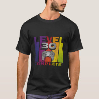 Level 30 Complete Gamer Nerd Geek Video Games T-Shirt