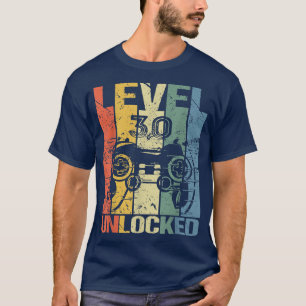 Level 30 freigeschaltet Awesome 1992 Videospiel 30 T-Shirt