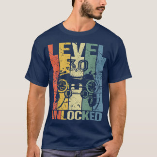 Level 30 freigeschaltet Awesome 1992 Videospiel 30 T-Shirt