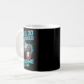Level 30 freigeschalteter Gamer 30. Geburtstag Kaffeetasse (Vorderseite Links)