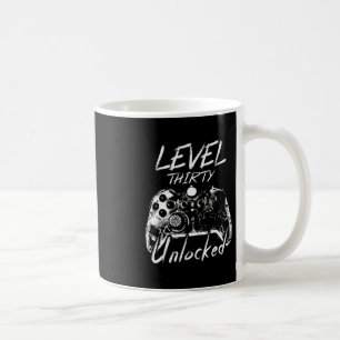 Level 30 freigeschaltetes Shirt 30 Jahre altes Ges Kaffeetasse
