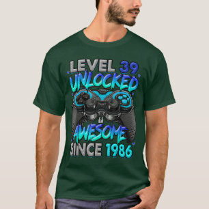 Level 39 freigeschaltet Großartig Seit 1986 39. Ge T-Shirt
