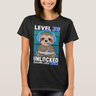 Level 39 Unlocks Video Gamer 39. Geburtstag T-Shirt