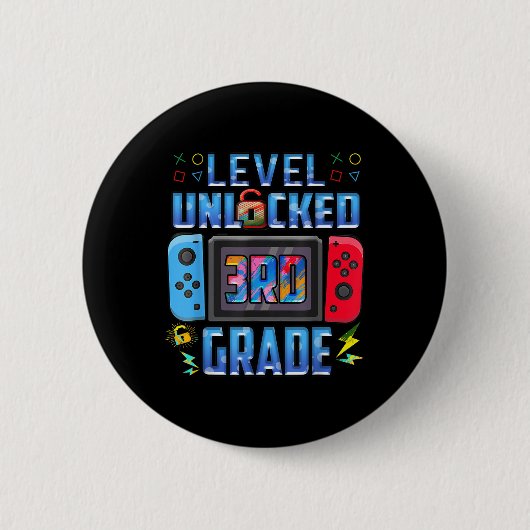 Level 3. Klasse freigeschaltet Zurück zur Schule E Button (Vorderseite)