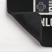 Level 40 freigeschaltet Videospieler 40. Geburtsta Mousepad (Ecke)