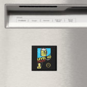 Level 40 Unlock Video Game 40. Geburtstag Magnet (In Situ (Geschirrspüler))