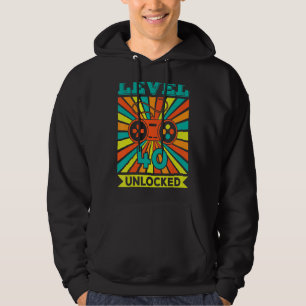 Level 40 Unlocks Videospiel 40. Geburtstag 1 Hoodie
