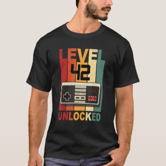 Level 42 Unlock Shirt Video Gamer 42. Geburtstag
