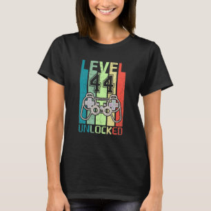 Level 44 Freigeschaltet  Video Gamer 44. Geburtsta T-Shirt