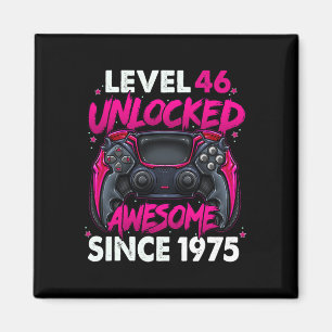 Level 46 freigeschaltet Toll seit 1975 46. Geburts Magnet