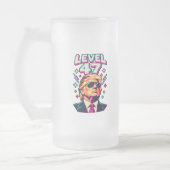 Level 47 Neon-Arcade beidseitig Mattglas Bierglas (Links)