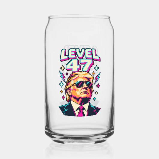 Level 47 Neon Arcade Zwei-Seitige Dose Dosenglas (Rückseite)