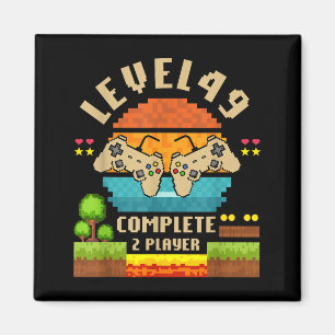 Level 49 Komplett 49 Jahre Jubiläums-Videospiel  Magnet