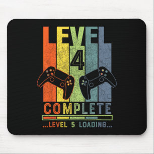 Level 4 Complete Gamer-Geschenk 4 Jahre Hochzeitsj Mousepad
