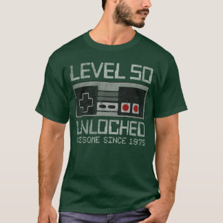 Level 50 freigeschaltet 50. Geburtstag 50 Jahre al T-Shirt