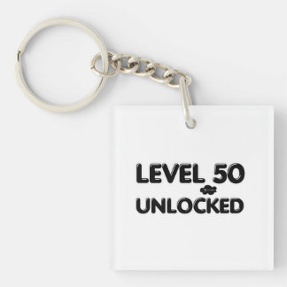 Level 50 freigeschaltet - Ich bin nicht 50 Schlüsselanhänger
