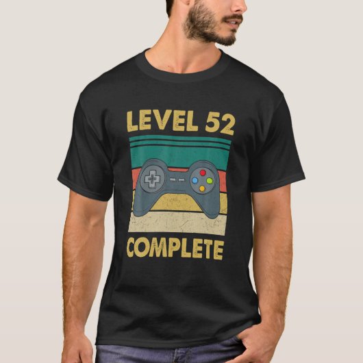 Level 52 Complete Video Gamer - 52. Wedding Anive T-Shirt (Vorderseite)