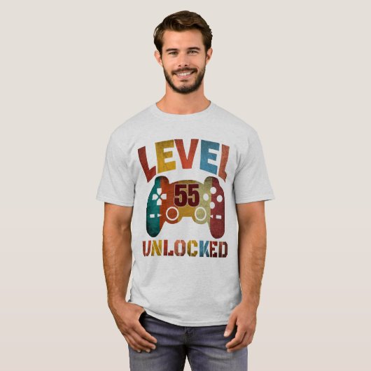 LEVEL 55 UNLOCKIERTER T - Shirt (Vorne ganz)