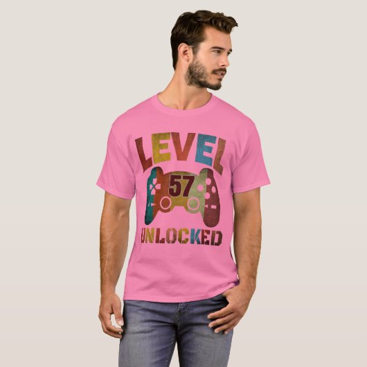 LEVEL 57 UNLOCKIERTER T - Shirt (Vorne ganz)