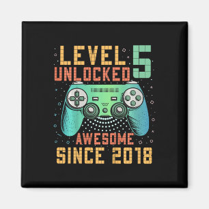 Level 5 freigeschaltet 5. Geburtstag Geschenke für Magnet