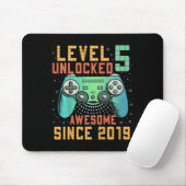 Level 5 freigeschaltet 5. Geburtstag Geschenke für Mousepad (Mit Mouse)
