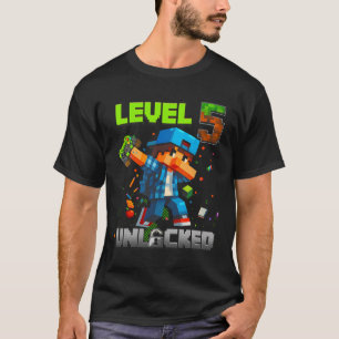 Level 5 freigeschaltet Lustiger Geburtstagsjunge P T-Shirt