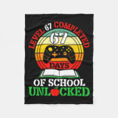 Level 67 Completed Days Of School Unlocked Gamer S Fleecedecke (Vorderseite)
