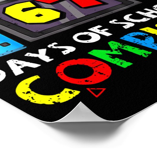 Level 67 Days Of School Complete Six Seven Meme Ki Poster (Ecke)
