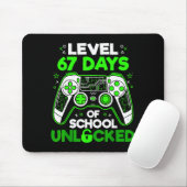 Level 67 Days Of School Unlocked Boys 67th Day Of Mousepad (Mit Mouse)