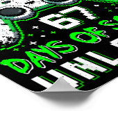 Level 67 Days Of School Unlocked Boys 67th Day Of Poster (Ecke)