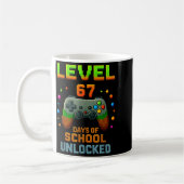 Level 67 Days Of School Unlocked Funny Six Seven G Kaffeetasse (Links)