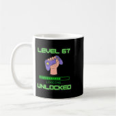 Level 67 Freigeschaltet Gaming 6-7 Schule Meme Sec Kaffeetasse (Links)
