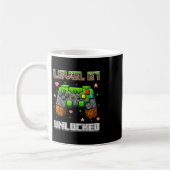 Level 67 freigeschaltete Gaming-Schule-Meme Six Se Kaffeetasse (Links)